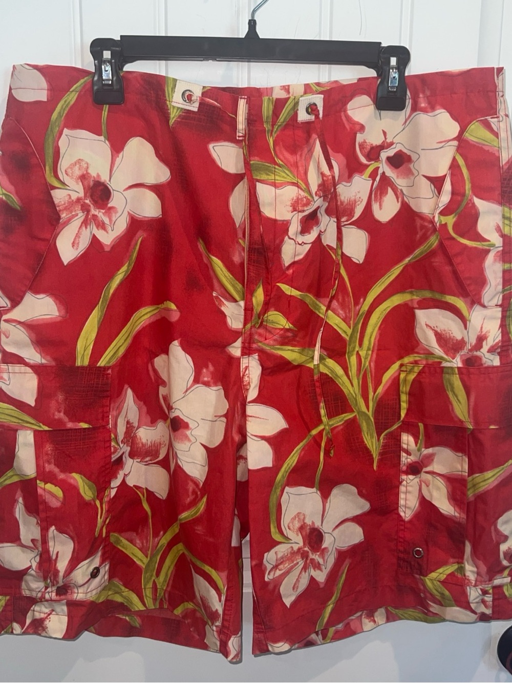 Polo by Ralph Lauren Red Floral Swim Board Shorts
